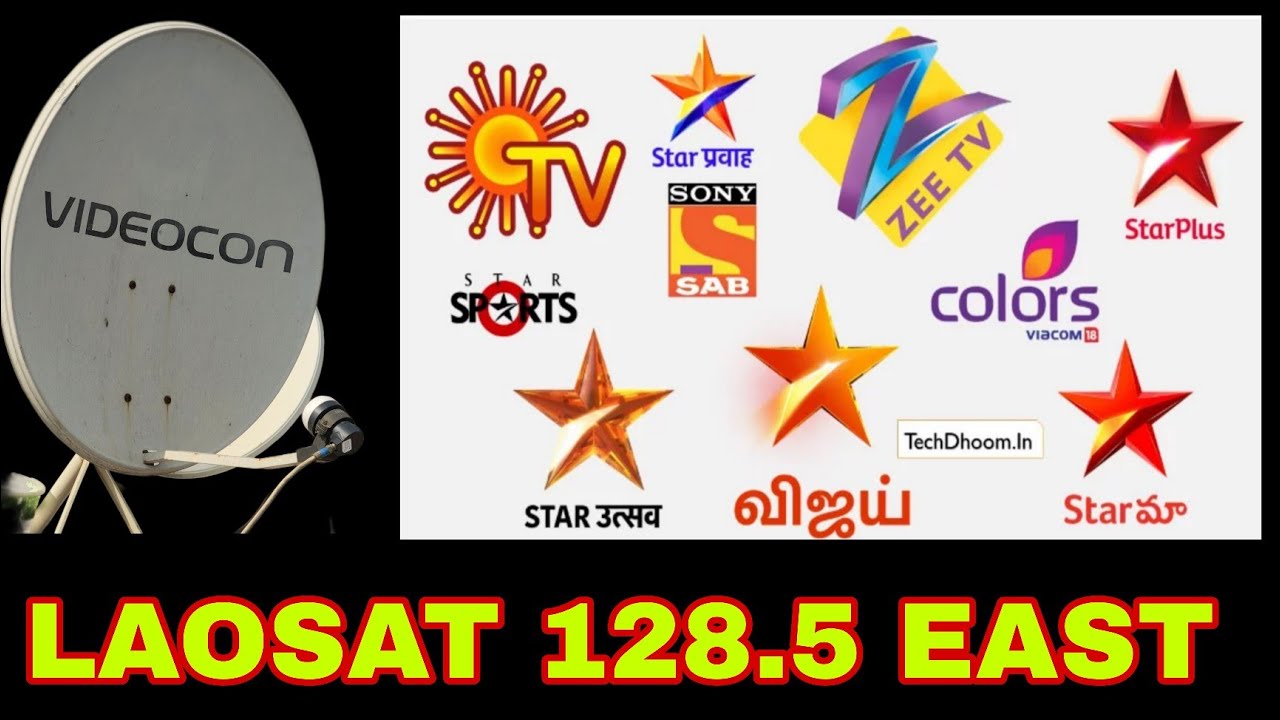नई सेटेलाइट पर FTA चैनल्स | Laosat 128° East Satellite LIVE Setup | Direction, Frequency & Channel!!