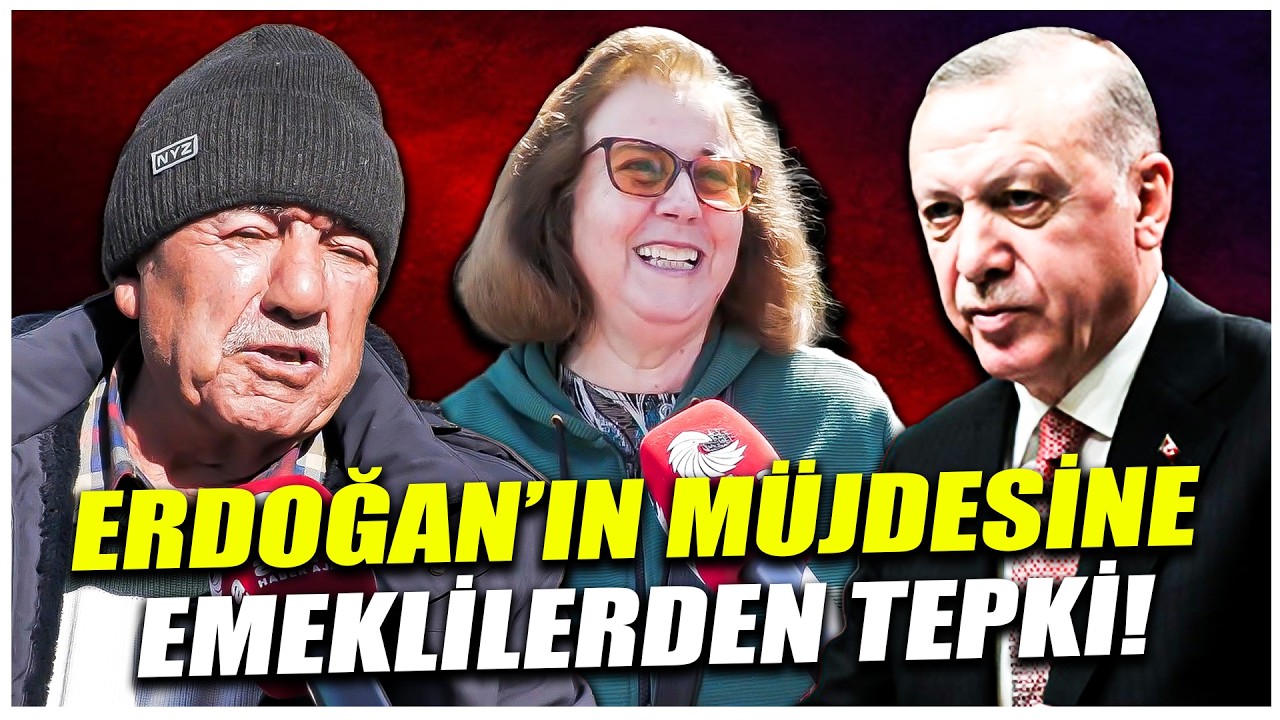 Erdoğan’ın müjdesine emekliler böyle tepki gösterdi!
