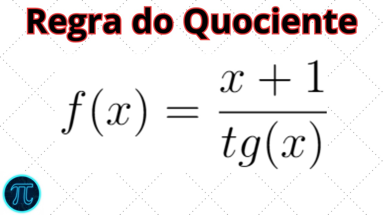 Derivada de f(x) = (x+1) / tg(x) (Regra do Quociente)#derivadas #regradoquociente #cálculo #maths