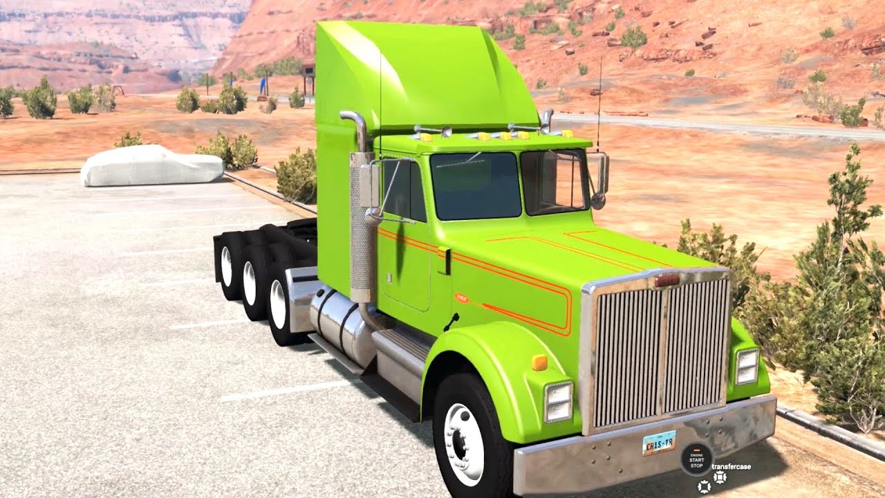 BeamNG Drive - T85 Tri Drive Semi Truck in Utah Part 1