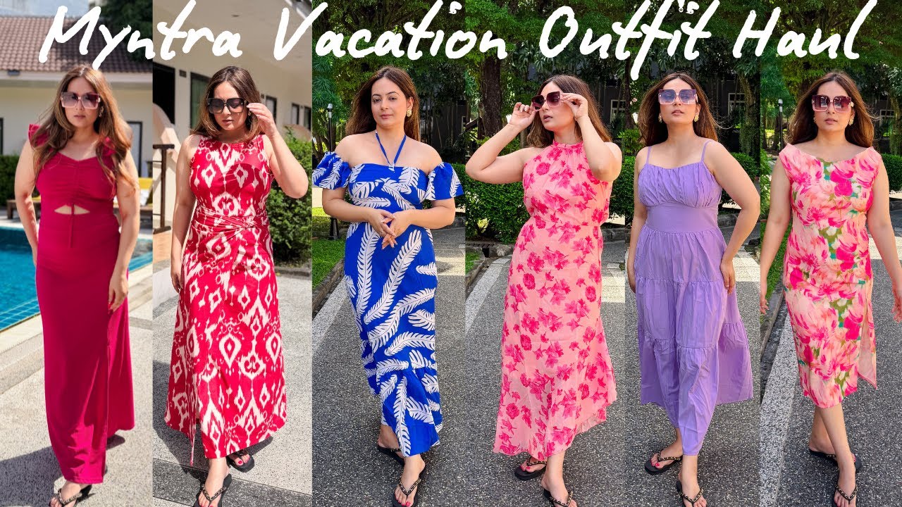 Myntra *HUGE* Vacation Outfits Haul On a BUDGET | Vacation Wardrobe MUST-HAVES | Mahima Giri