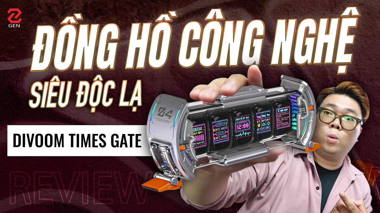 Nghiện setup chắc chắn phải dùng thử món đồ này - Divoom Times Gate
