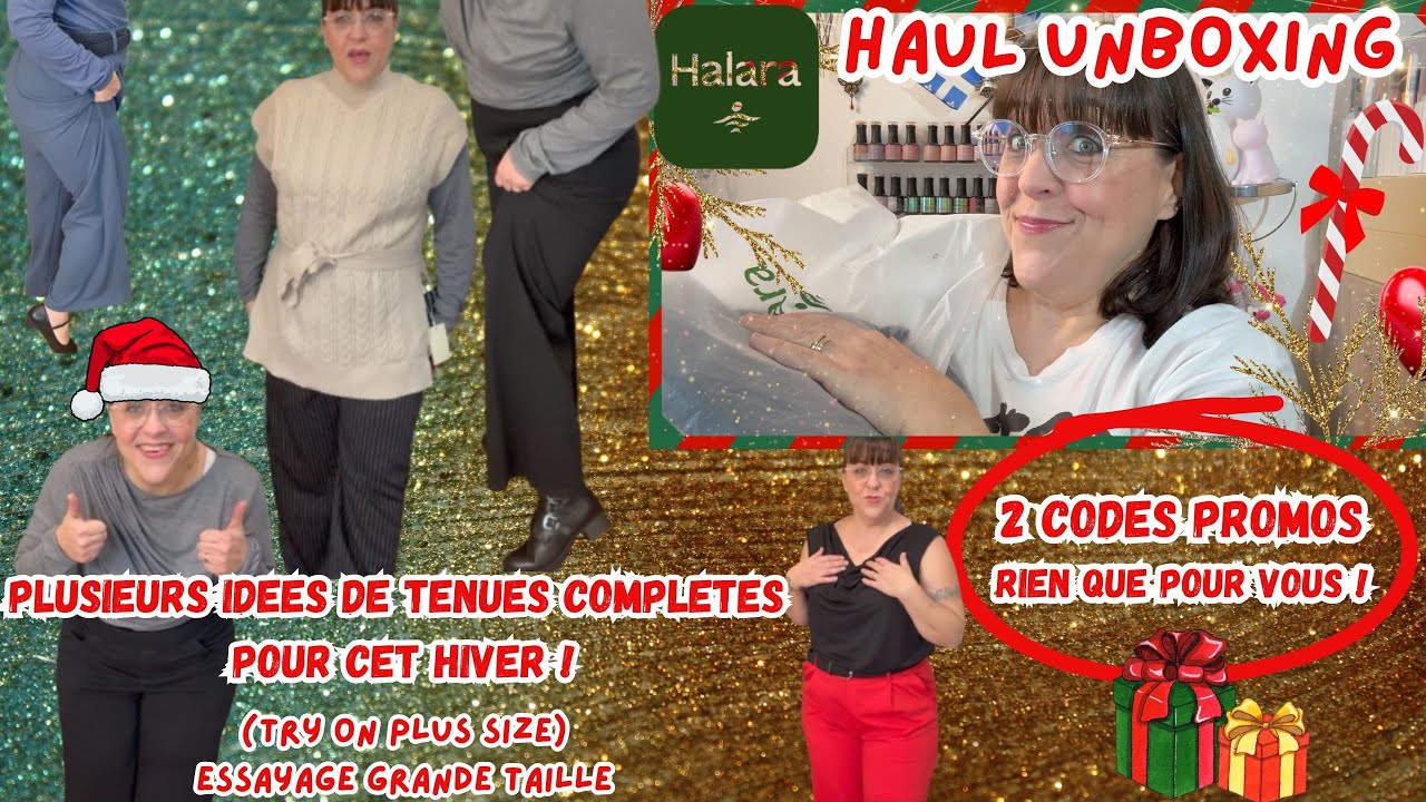 #HALARA/HAUL UNBOXING/2025/J'ESSAIE AVEC VOUS DES TENUES COMPLETES POUR CET HIVER ET LES FETES/XL+