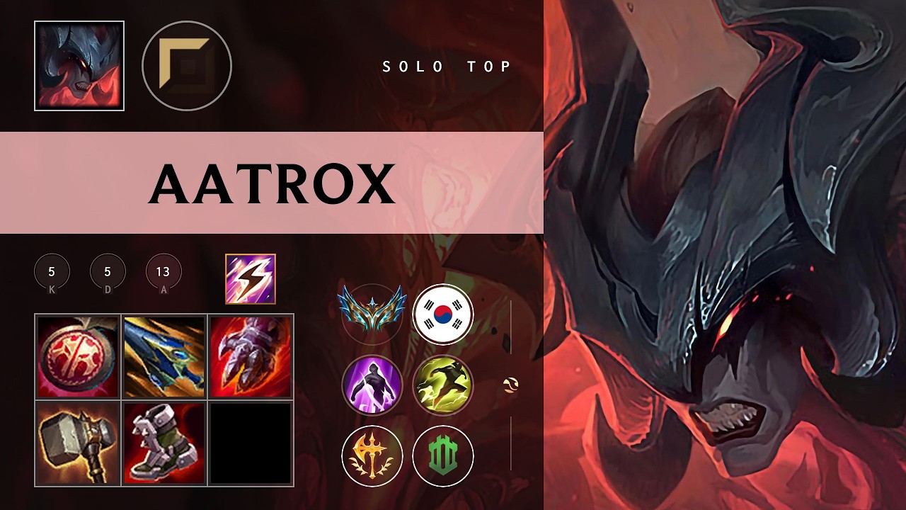 Aatrox Top vs Renekton - KR Challenger Patch 26.08