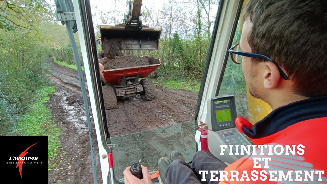 TERRASSEMENT, CHARGEMENT ET FINITIONS DU CHEMIN / TP