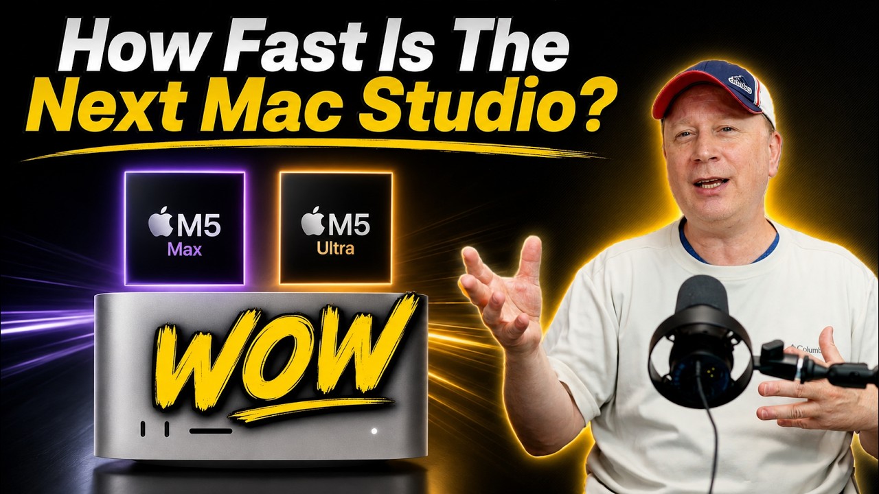Насколько быстрыми будут Mac Studio на базе M5 Max и M5 Ultra? Вау, у нас есть результаты тестов!