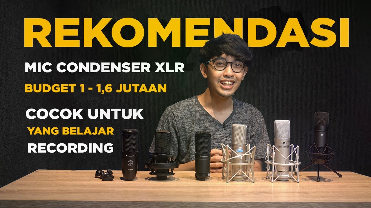 Rekomendasi Microphone Condenser XLR 1 Juta - 1,6 Jutaan