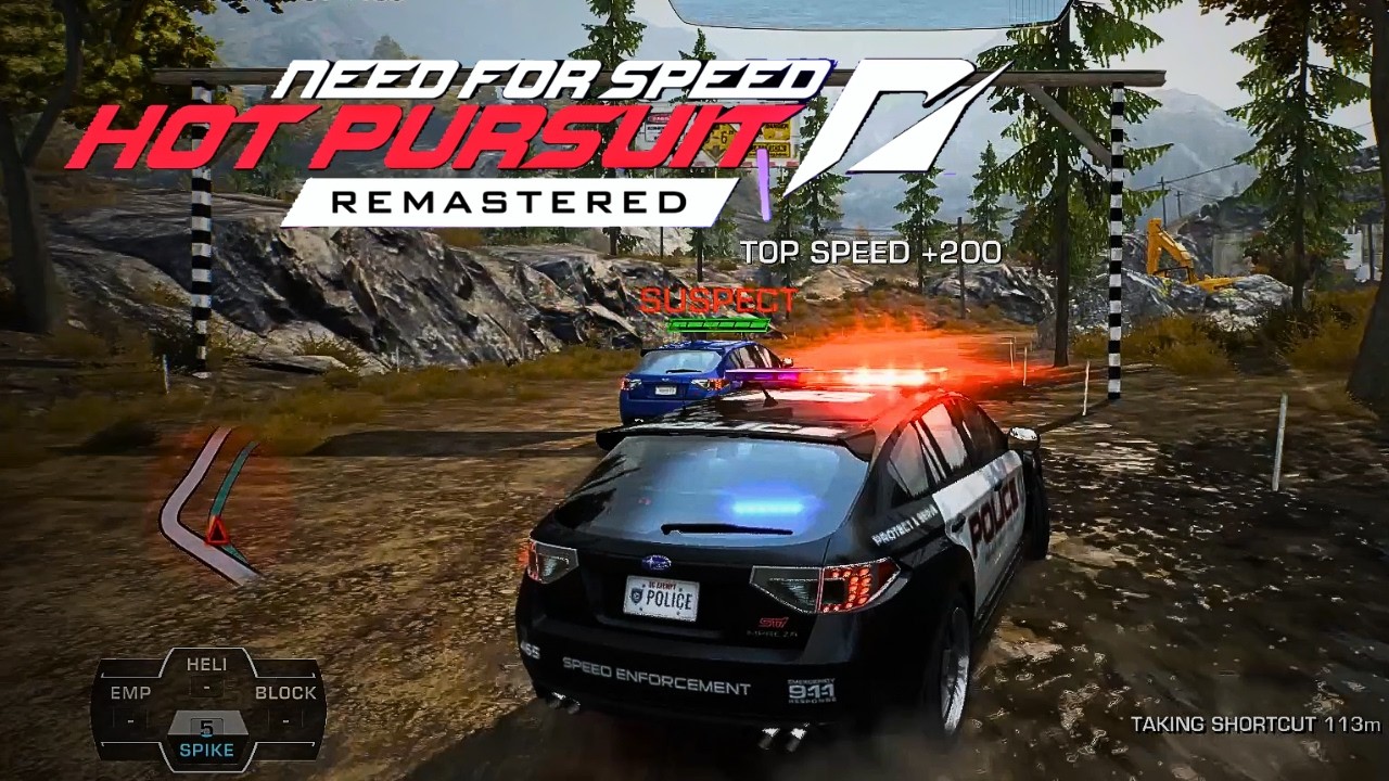 NFS Hot Pursuit Remastered –Subaru Impreza Cop Car Gameplay  #racing #gaming