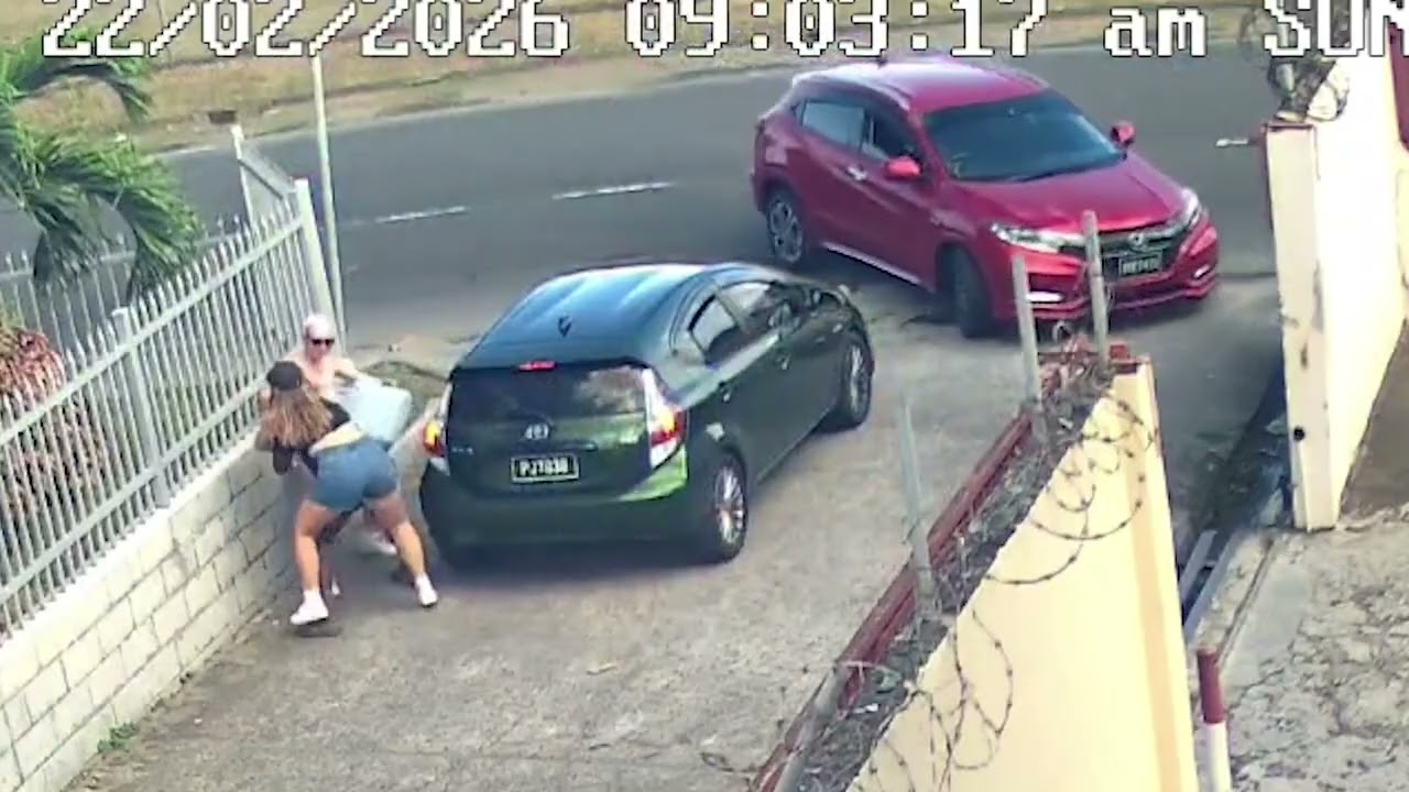 TWO TOURISTS FIGHT OFF WOULD-BE THIEF IN DAYLIGHT ROBBERY ATTEMPT ON L’ANSE ROAD.