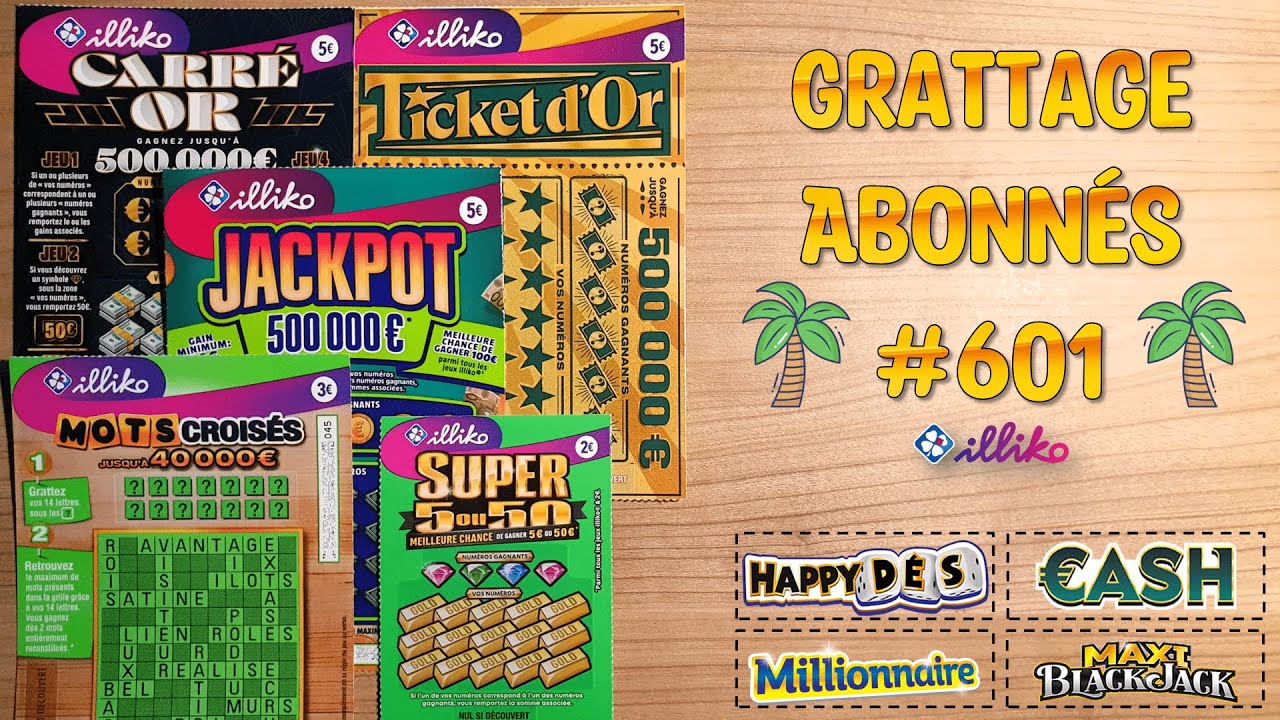 Grattage Abonnés #601 • FDJ/Illiko