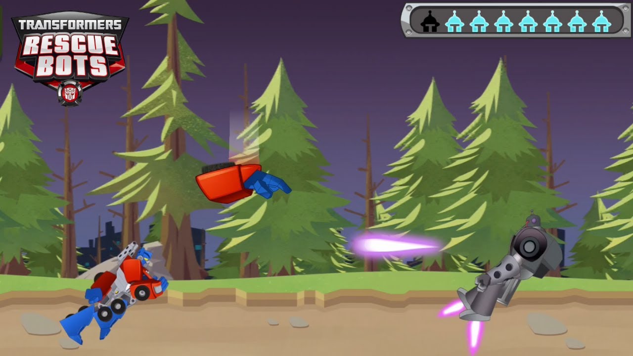 Transformers Rescue Bots: Hero 🤖 OPTIMUS PRIME: The Autobot leader Versus MORBOTS!