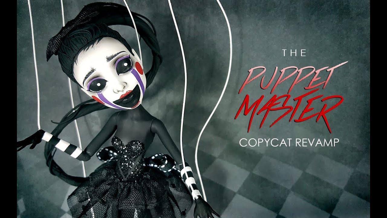 Doll Figurine MARIONETTE PUPPET MASTER Five Nights At Freddy's Ooak Monster High Repaint