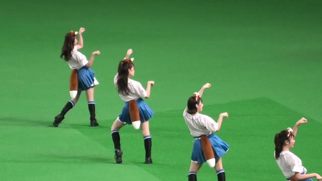-2022.11.09-【侍ジャパン】５回裏 侍仕様の #きつねダンス 披露! ファイターズガール （vsオーストラリア）