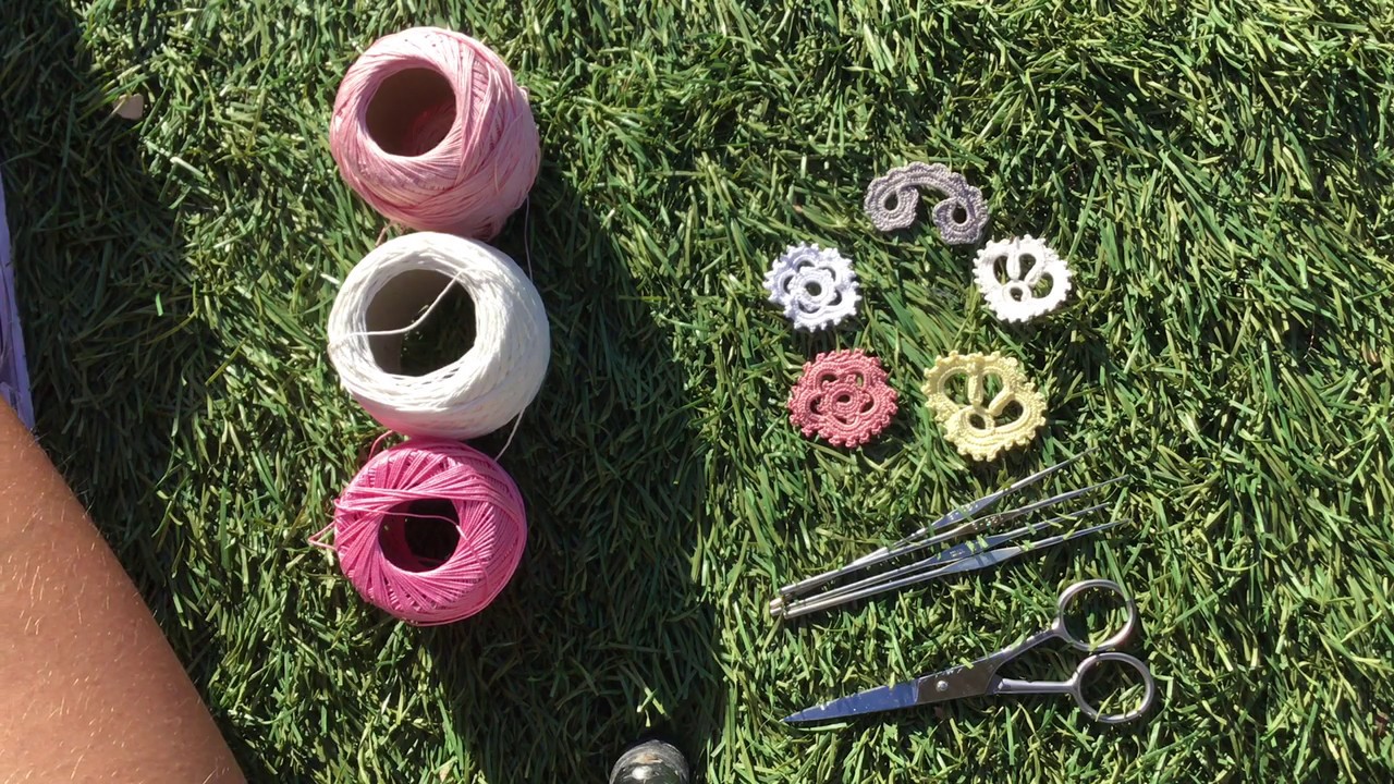 Learn To Make Irish Crochet Lace | Lesson 2 | Picot Lace Flower