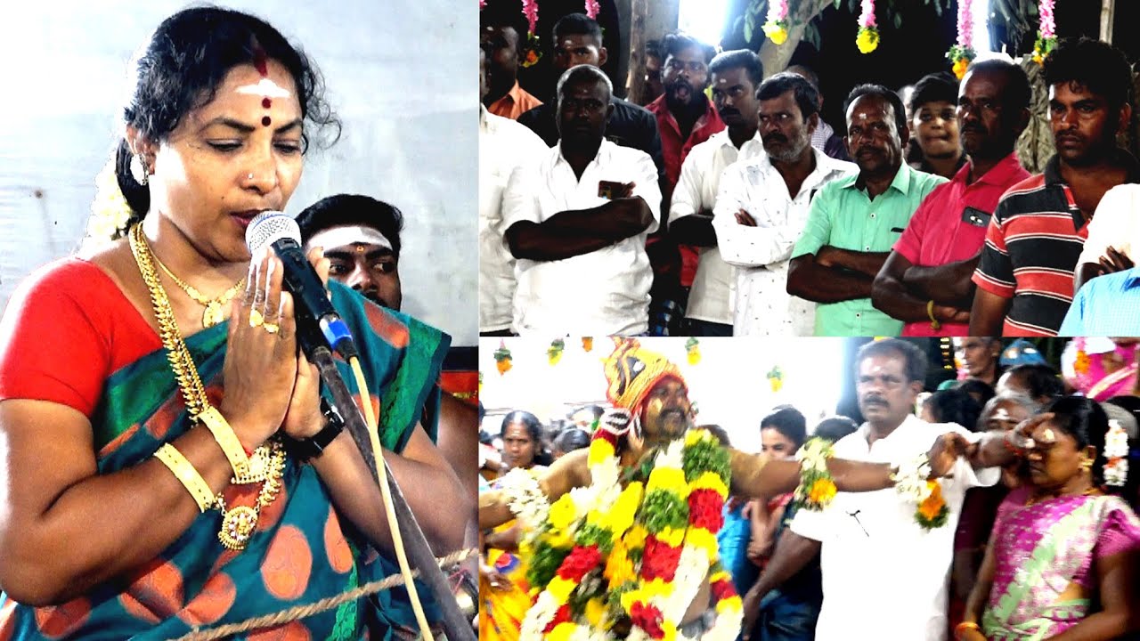 ஒத்தைப்பனை சுடலைமாடன் கதை | பண்பொழி மாரியம்மாள் வில்லிசை | பிரமாண்டமான கோவில் கொடை விழா