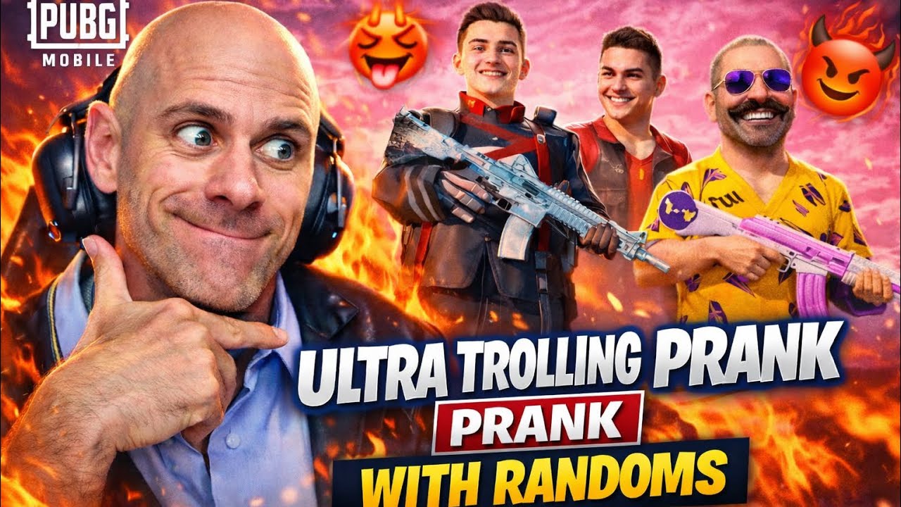 😈Funniest Random Reactions Ever 😭 Ultra Trolling Prank😂 CHILL GAMING | PUBG MOBILE