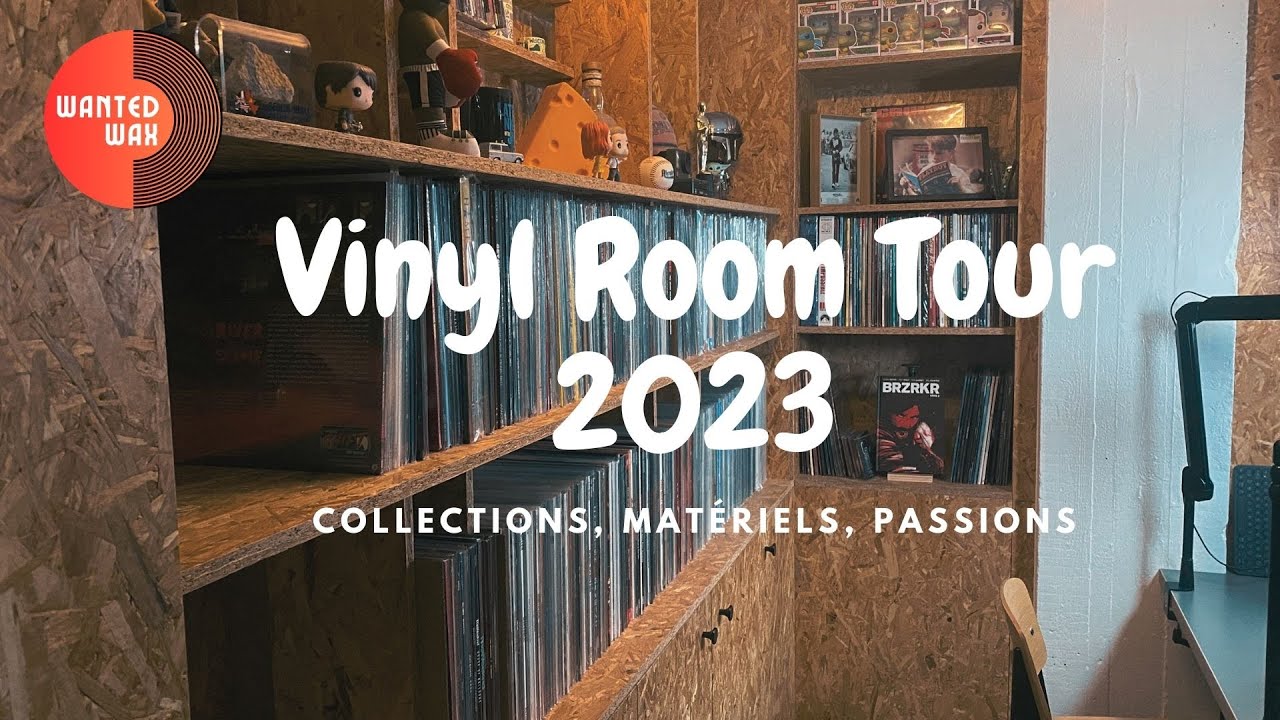 Vinyl Room Tour 2023 - Découverte de ma pièce à vinyles, CD, Matériel Hi-Fi,...