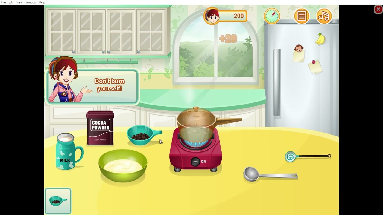 Sara's Cooking Class (Monkey Cake) | GameOnGalaxy