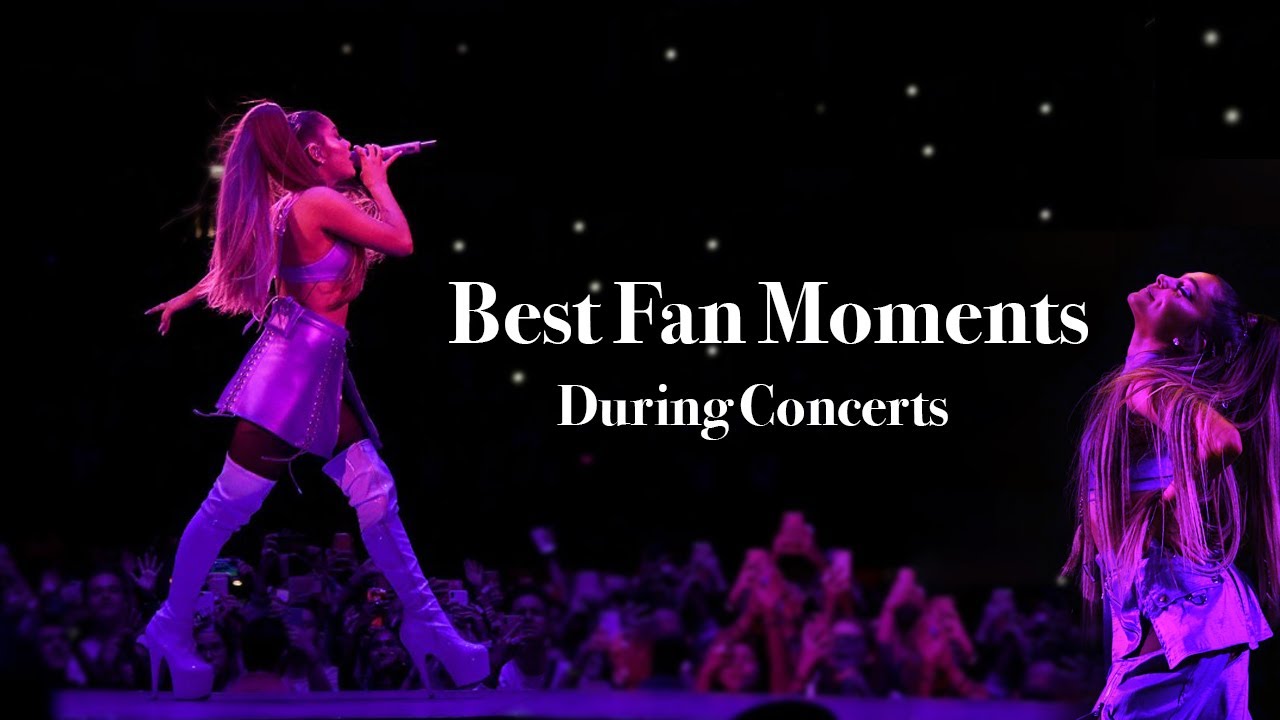 Ariana Grande Best Fan Moments During Concerts