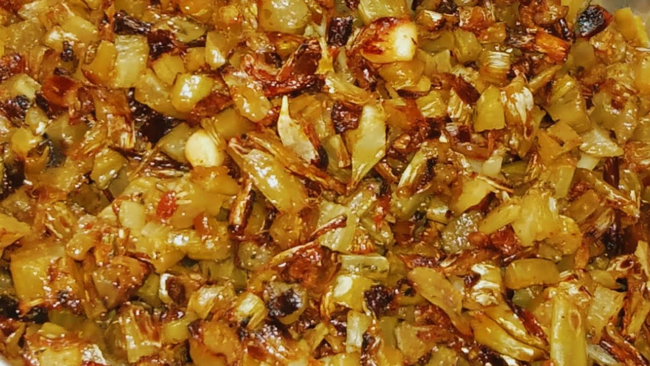 फूल गोभी के डंठल की स्वादिस्ट जबरदस्त चटपटी भुजिया l Danthhal Recipe, Bhujiya Recipe In Hindi l 