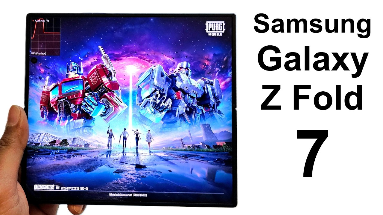 Samsung Galaxy Z Fold 7 : GAMING TEST (Genshin Impact, Delta Force, PUBG Mobile, Call of Duty)