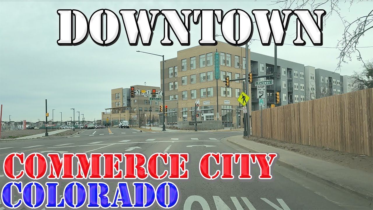 Commerce City - Colorado - 4K Downtown Drive