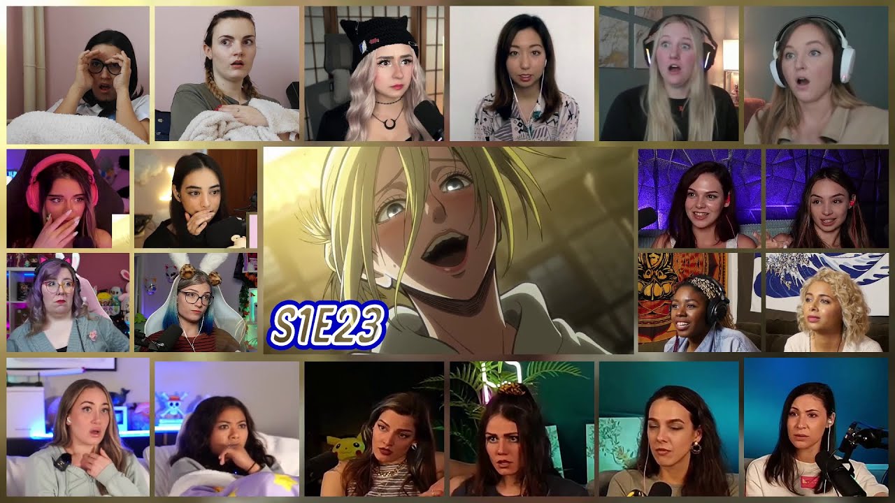 Attack on Titan Season 1 Episode 23 Reaction Mashup |  進撃の巨人