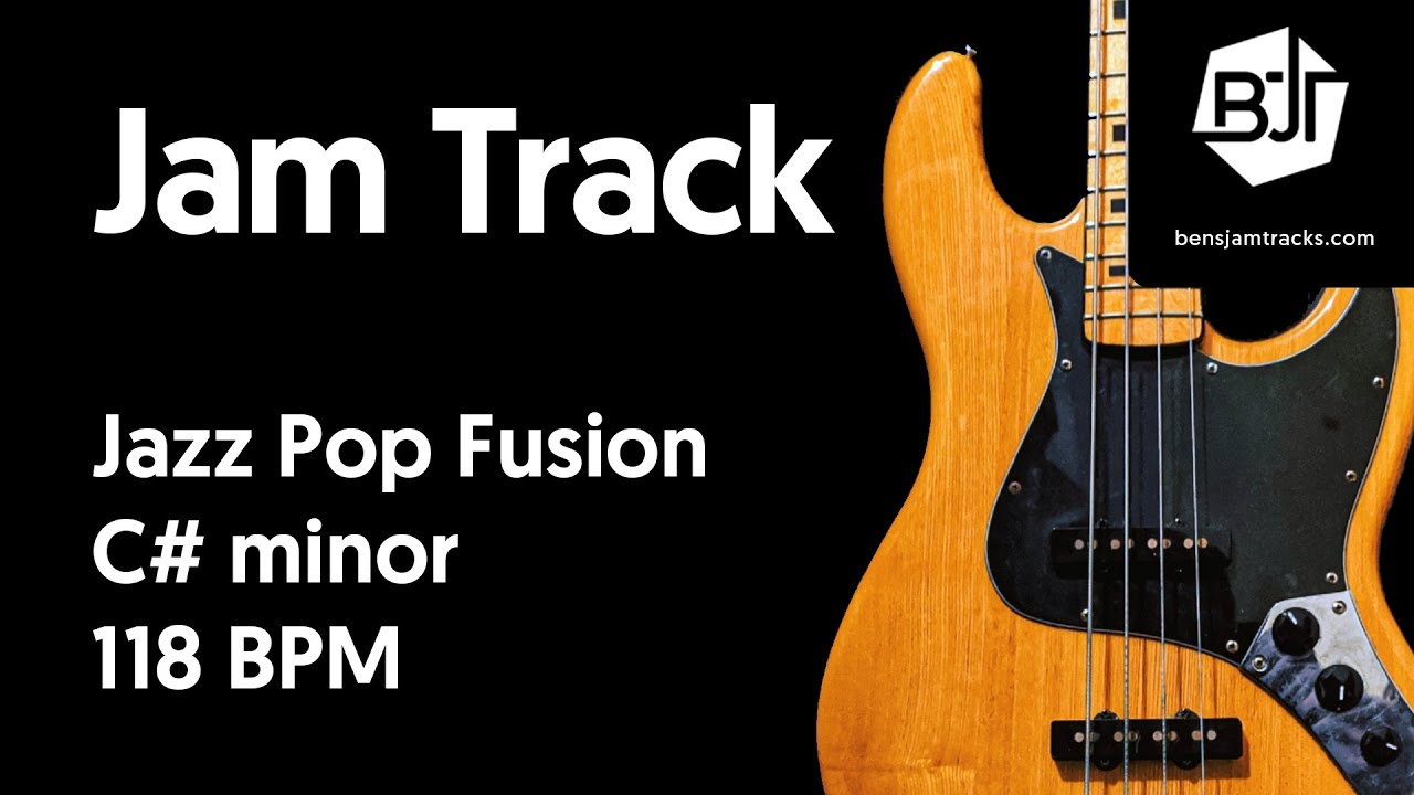 Jazz Pop Fusion Jam Track in C# minor 