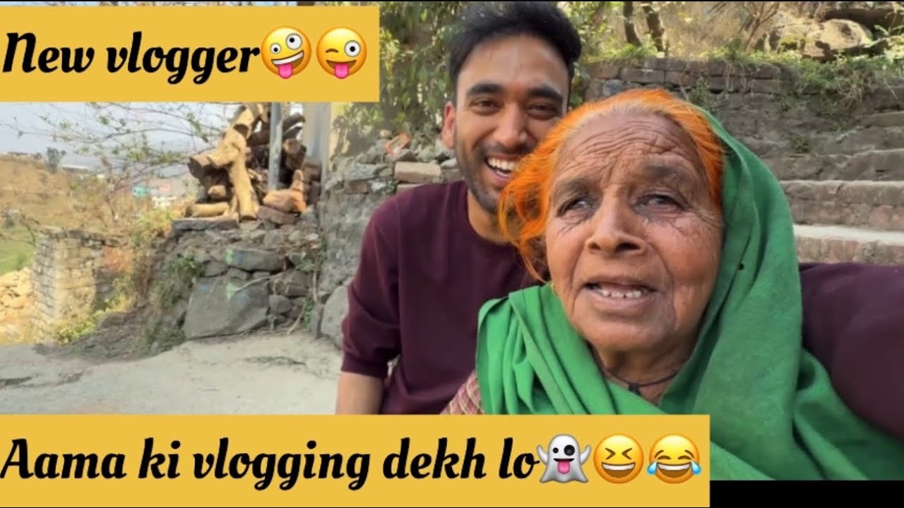 Aaj aama ji ne vlog bnaya👻😂// Baba balak nath ke darshan kiye🙏/ Ronie & Champ / @TheMoonlight_Vlogs 