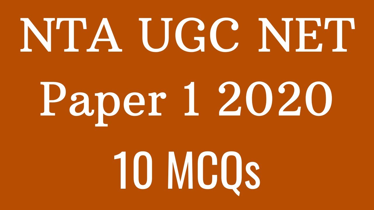 (Mock TEST 56) (Top 10 Most Expected MCQs For NTA UGC NET Paper 1 2020 in Hindi and English)