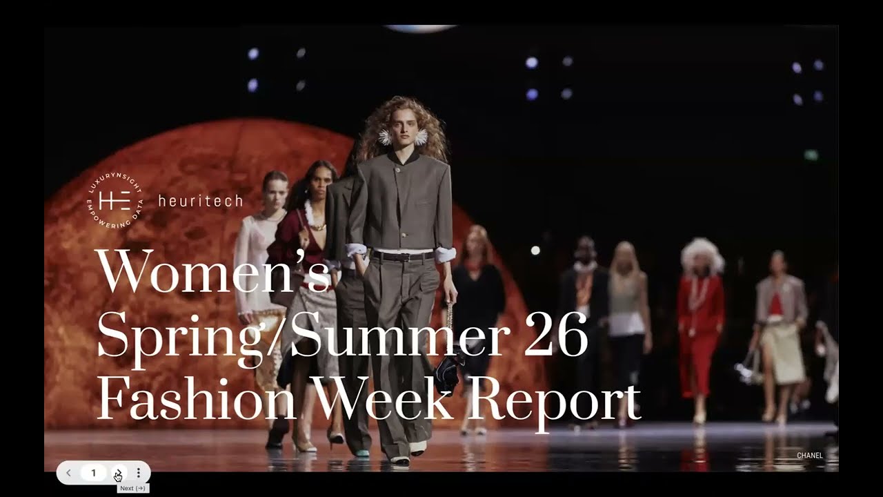 Heuritech's SS26 Women's Fashion Week Webinar