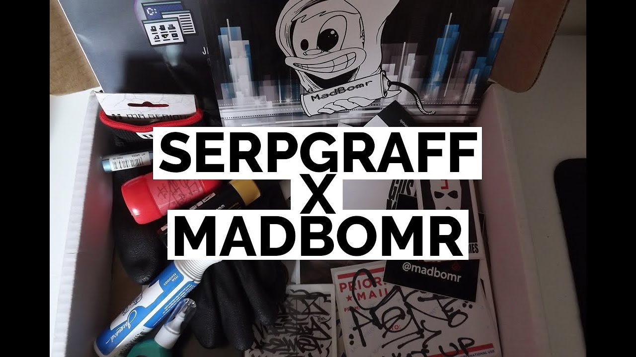 MadBomr Graffiti Supplies Unboxing