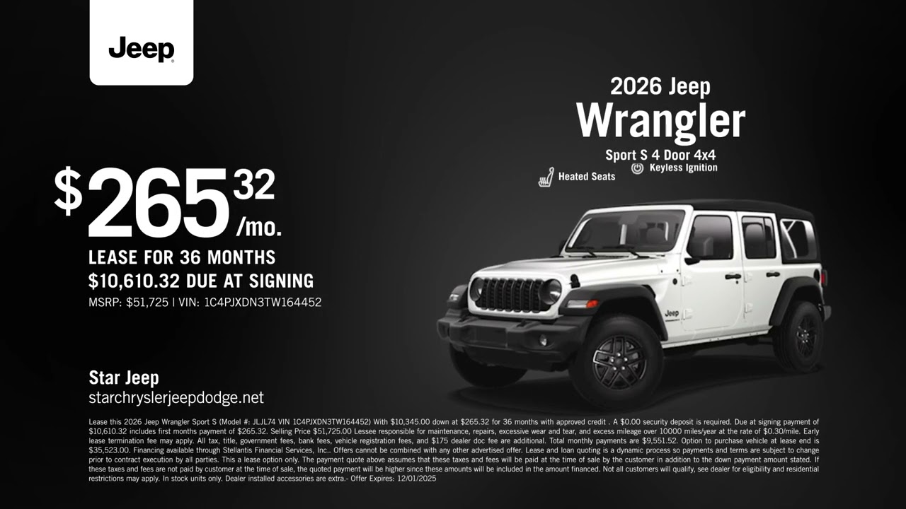 Jeep Wrangler 11/12/2025 6441811