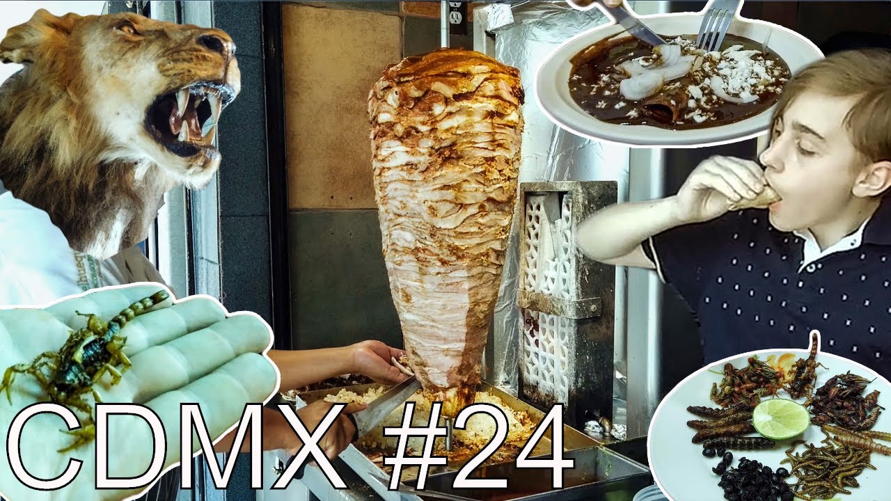 Mexico City Market Tour | Eating Mole, Tacos Al Pastor & Bugs | Part #2