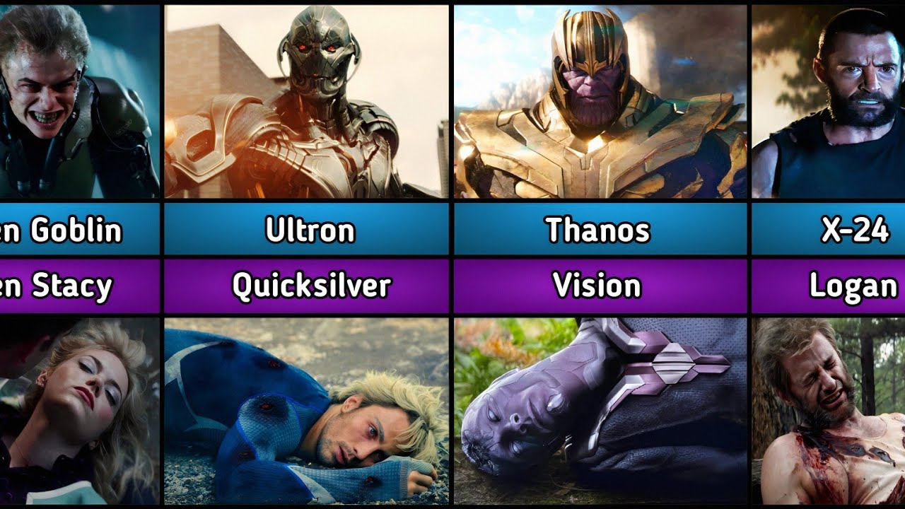 Who Killed Who in Marvel Movies ?