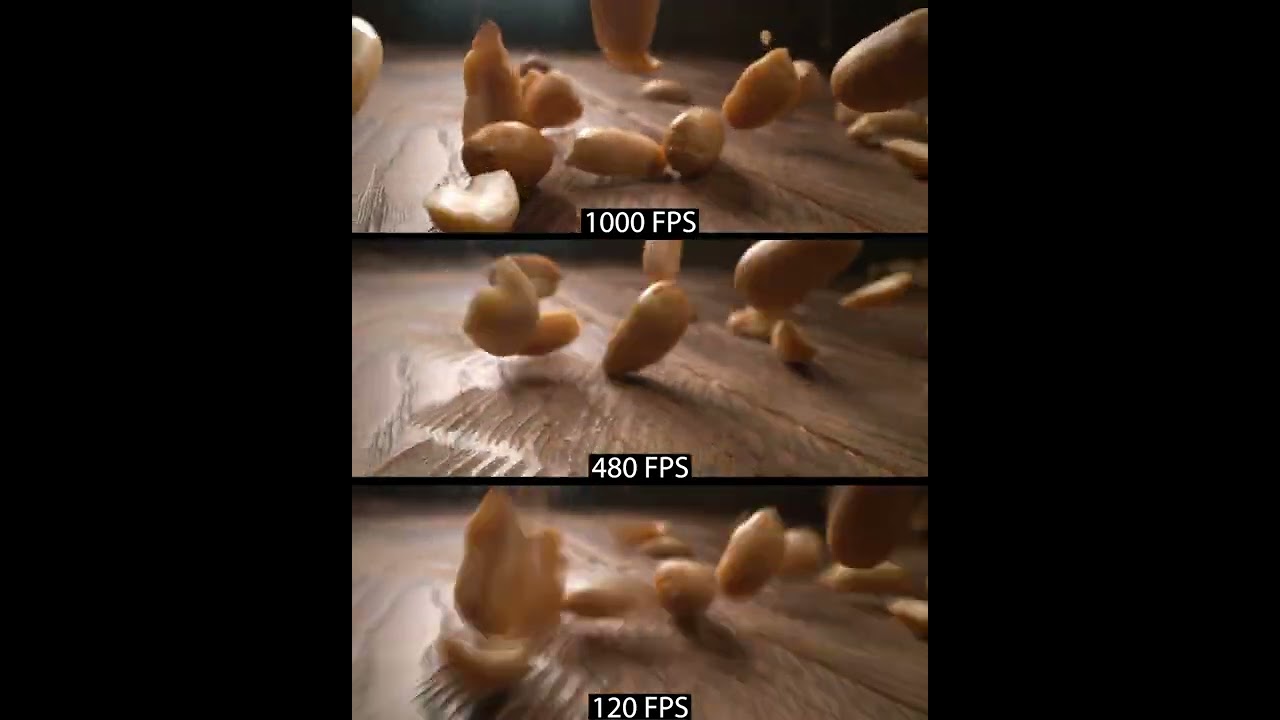 EXTREME SlowMo Camera Comparison 1000fps vs 120fps! #slowmotion #fps #cinematography