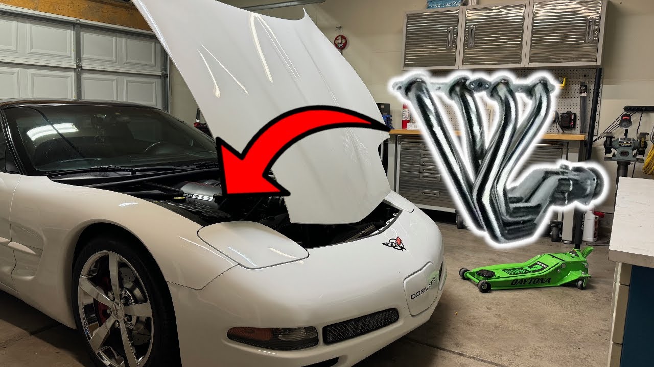 How To Install Long Tube Headers and X-Pipe on a C5 Corvette - Flashark Exhaust Header Kit