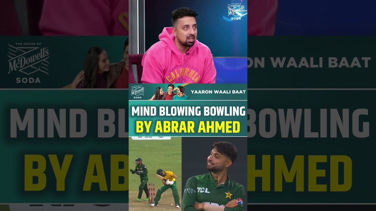 MIND BLOWING BOWLING BY ABRAR AHMED #pakvssa