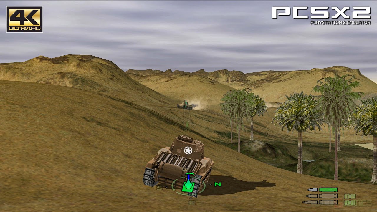 WWII: Tank Battles - PS2 Gameplay UHD 4k 2160p (PCSX2)