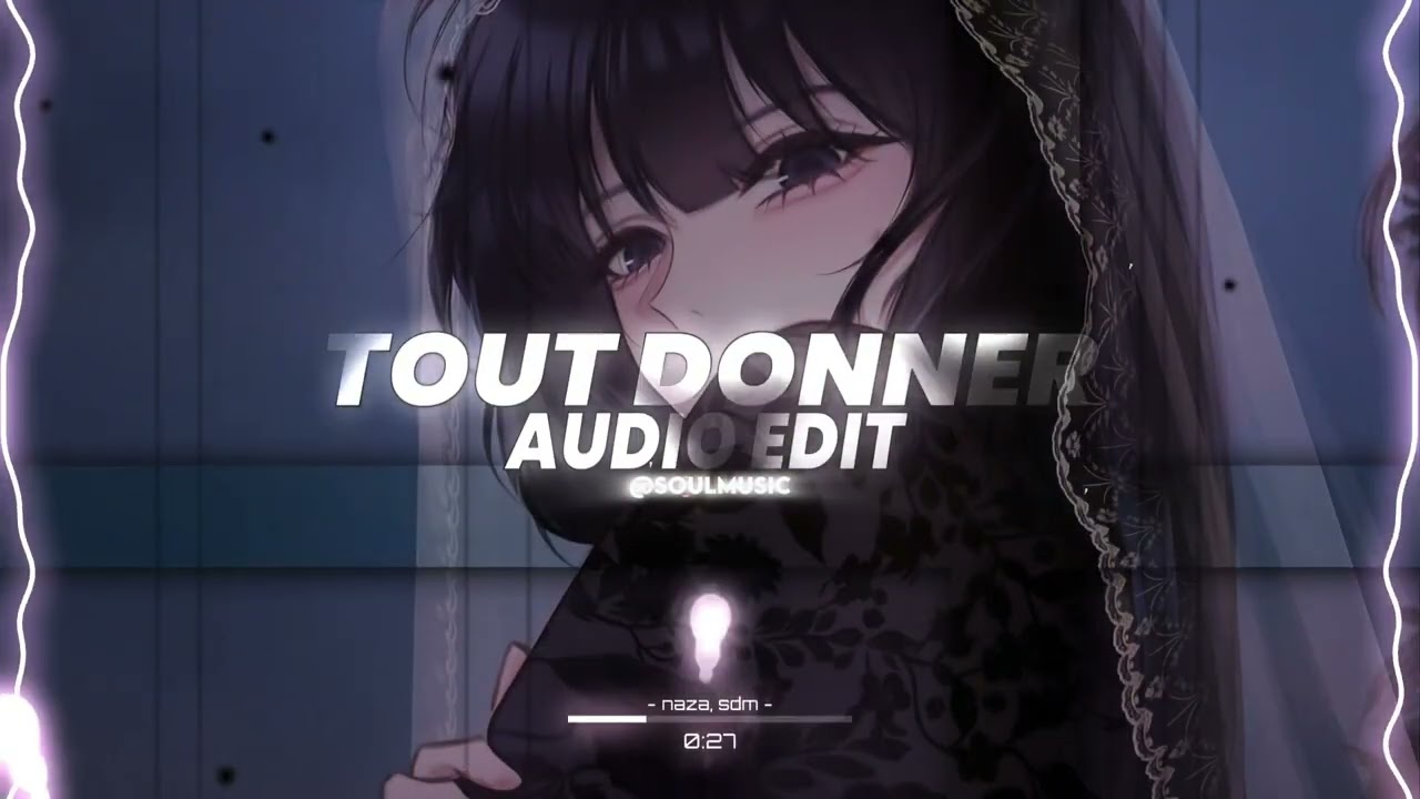 Tout donner (tiktok remix/slowed) - naza, sdm [edit audio]