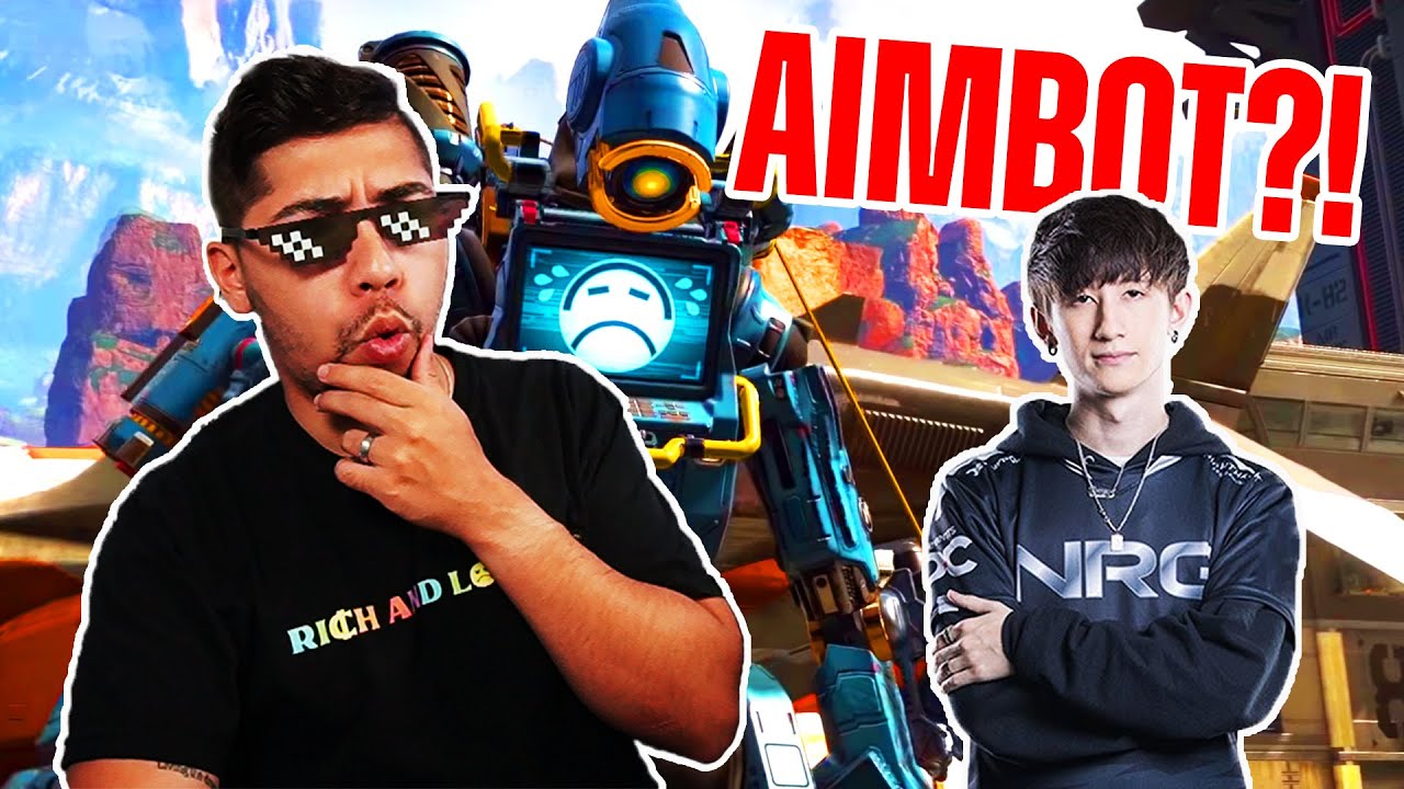 Warzone Pro Reacts to Aceu Using AIMBOT in Apex Legends!