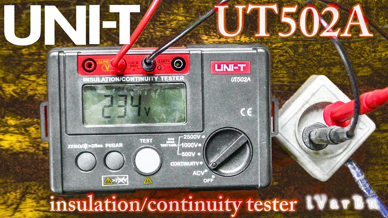 Мегаомметр UNI-T UT502A 2500В Обзор