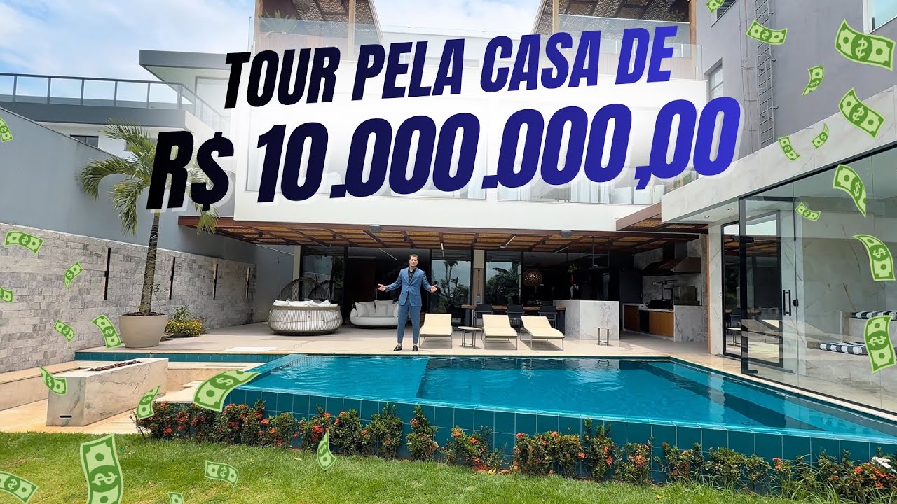 TOUR COMPLETO PELA CASA DE 10 MILHÕES 