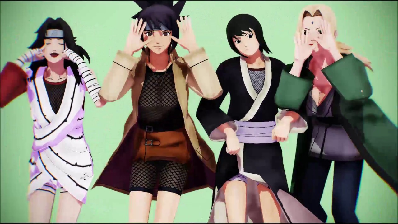 [MMD NARUTO] Poker Face Tsunade, Shizune, Anko and Kurenai