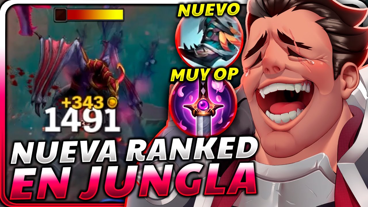 🩸¡5 CARGAS en 1 SEGUNDO! USO la *BUILD VELOCISTA* de DARIUS JUNGLA en RANKED y DETONO SIN PARAR
