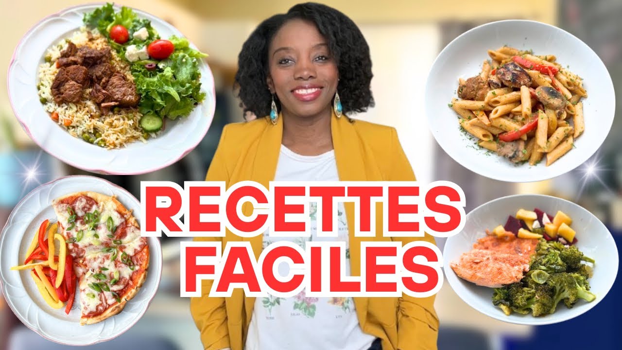 4 Recettes ÉCONOMIQUES🤑FACILES ⏰pour Famille Nombreuse🇨🇦Maman qui travaille 