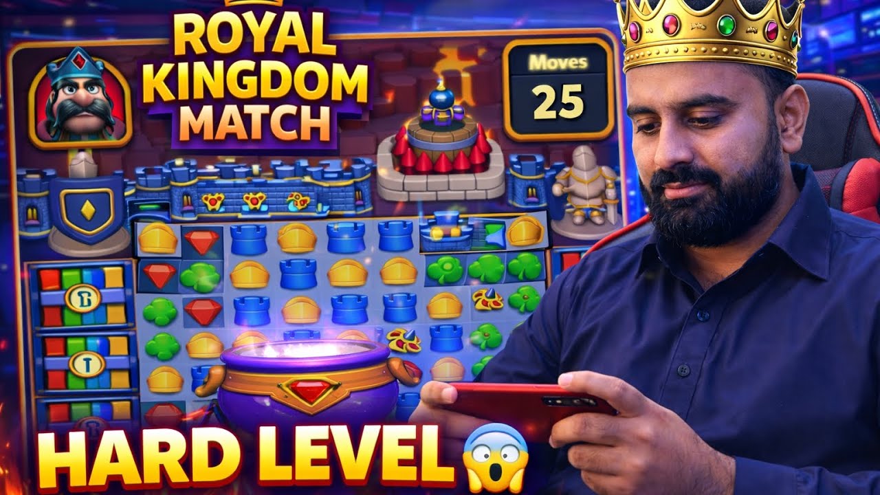 Royal Kingdom Match Most Difficult Level Ever 😱 | Puzzle Gameplay