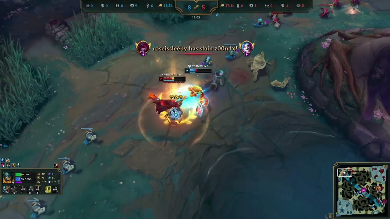 Double Kill Domination with Olaf!