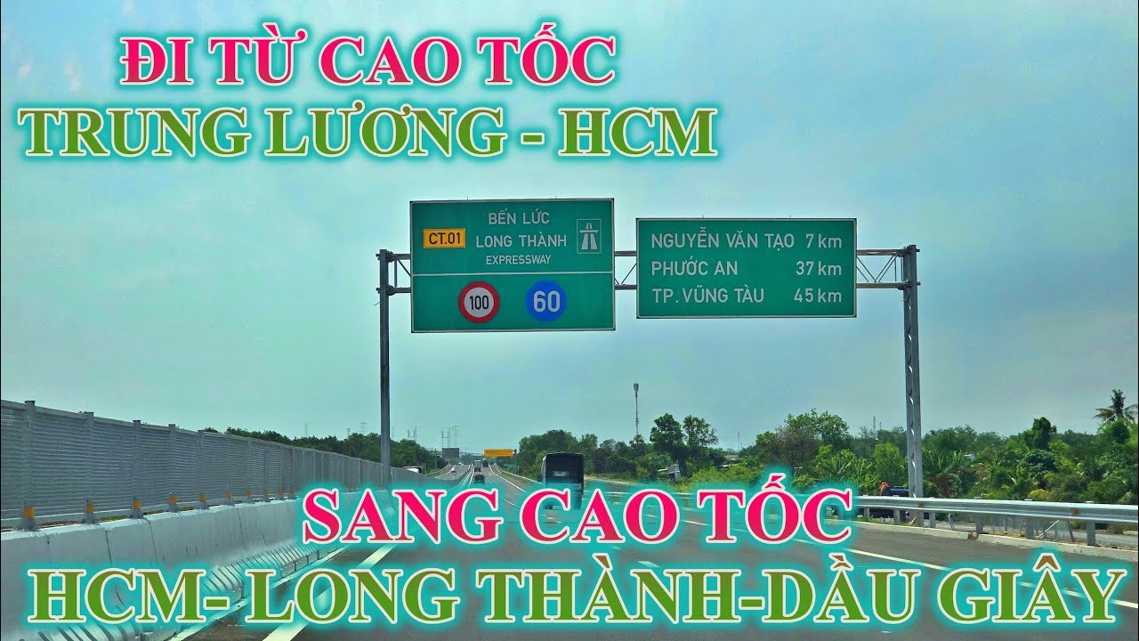 Cách tôi đi từ cao tốc Trung Lương Hồ Chí Minh sang cao tốc Long Thành Dầu Giây né được kẹt xe