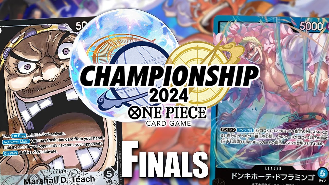 [OP09 FINALS] OP09 Blackbeard vs. OP01 Doflamingo || Hokkaido Wave 2 || One Piece Trading Card Game